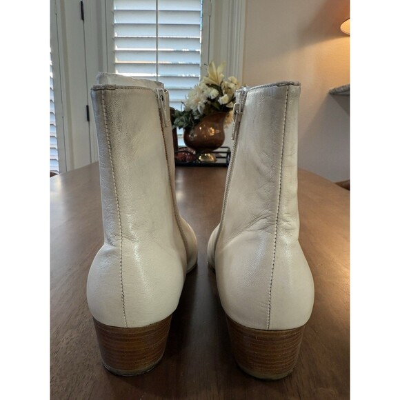 Giorgio Brutini Men’s Leather Ankle Boots 2” Heel Zip Western Mod Retro 8.5W - Picture 5 of 13